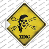 Pirate Xing Novelty Diamond Sticker Decal