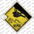 Climbing Xing Novelty Diamond Sticker Decal