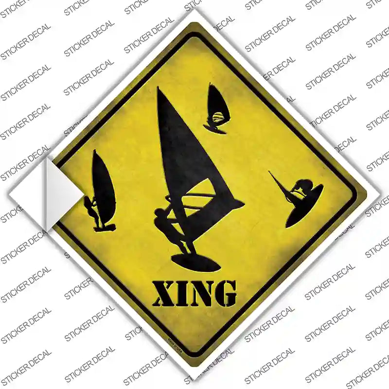 Board Sailor Xing Novelty Diamond Sticker Decal