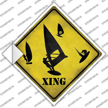 Board Sailor Xing Novelty Diamond Sticker Decal