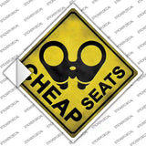 Cheap Seats Novelty Diamond Sticker Decal