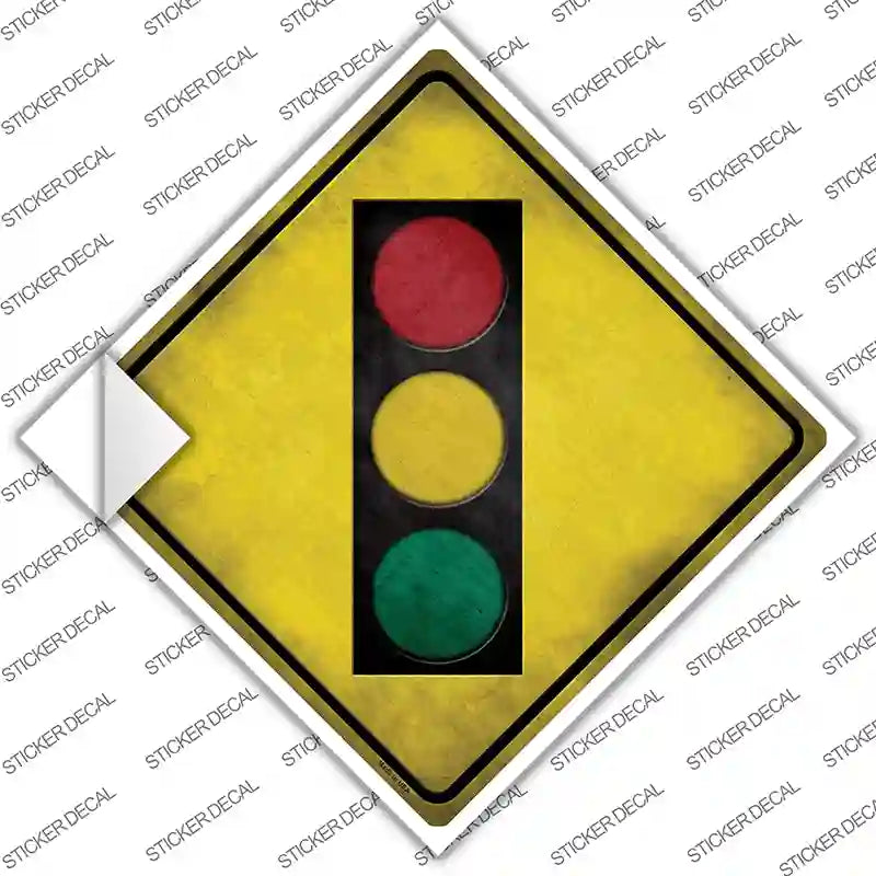 Street Lights Novelty Diamond Sticker Decal