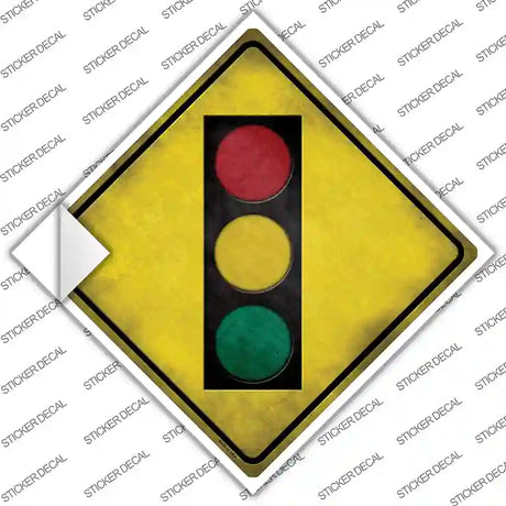 Street Lights Novelty Diamond Sticker Decal