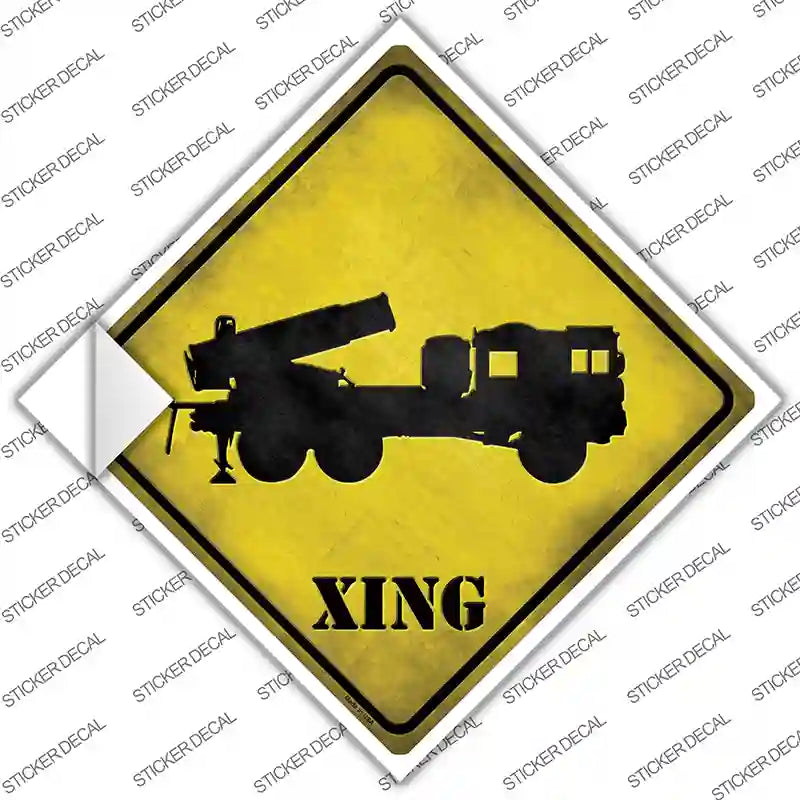 Missile Launcher Xing Novelty Diamond Sticker Decal