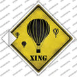 Air Balloon Xing Novelty Diamond Sticker Decal