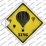 Air Balloon Xing Novelty Diamond Sticker Decal