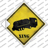 Tank Truck Xing Novelty Diamond Sticker Decal