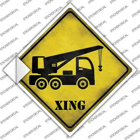 Crane Xing Novelty Diamond Sticker Decal