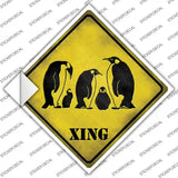 Penguin Xing Novelty Diamond Sticker Decal