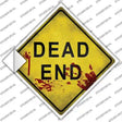 Dead End Bloody Novelty Diamond Sticker Decal