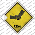 Satellite Xing Novelty Diamond Sticker Decal