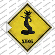 Medusa Xing Novelty Diamond Sticker Decal