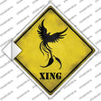 Phoenix Xing Novelty Diamond Sticker Decal