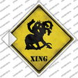 Multi-Headed Dragon Xing Novelty Diamond Sticker Decal