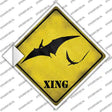 Pterodactyls Xing Novelty Diamond Sticker Decal
