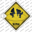 Sumo Ring Xing Novelty Diamond Sticker Decal
