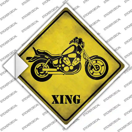 Classic American Chopper Xing Novelty Diamond Sticker Decal