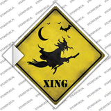 Spooky Witch Xing Novelty Diamond Sticker Decal