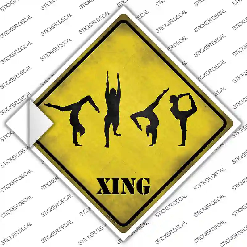 Yoga Group Xing Novelty Diamond Sticker Decal