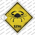 Cancer Zodiac Animal Xing Novelty Diamond Sticker Decal