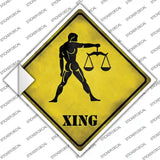 Libra Zodiac Animal Xing Novelty Diamond Sticker Decal