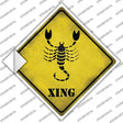 Scorpio Zodiac Animal Xing Novelty Diamond Sticker Decal