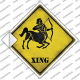 Sagittarius Zodiac Animal Xing Novelty Diamond Sticker Decal