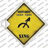 Sagittarius Zodiac Symbol Xing Novelty Diamond Sticker Decal