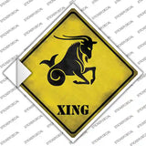 Capricorn Zodiac Animal Xing Novelty Diamond Sticker Decal