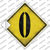 Letter O Xing Novelty Diamond Sticker Decal