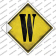 Letter W Xing Novelty Diamond Sticker Decal