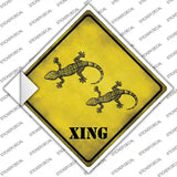 Gecko Xing Novelty Diamond Sticker Decal