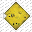 Cartoon Bee Xing Novelty Diamond Sticker Decal