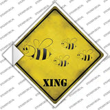 Cartoon Bee Xing Novelty Diamond Sticker Decal