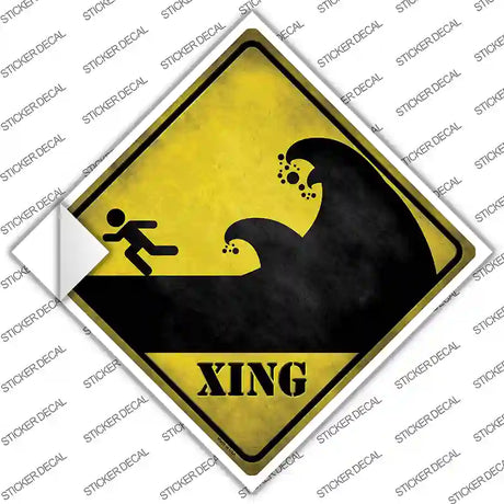 Tsunami Xing Novelty Diamond Sticker Decal