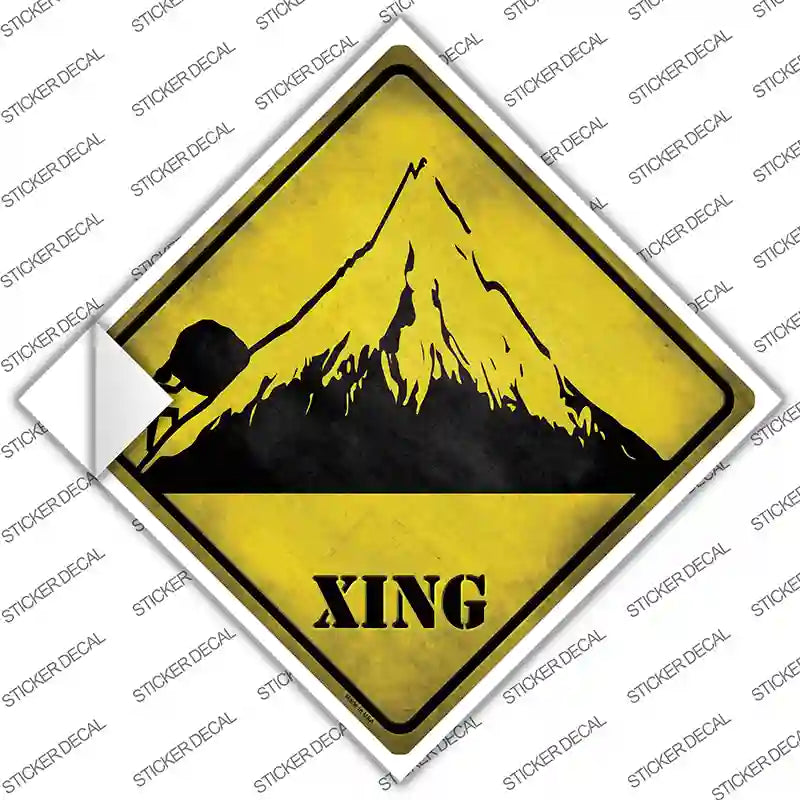 Struggle Xing Novelty Diamond Sticker Decal