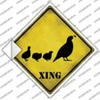 Quail Xing Novelty Diamond Sticker Decal
