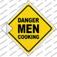 Danger Men Cooking Novelty Diamond Sticker Decal