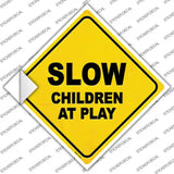 Slow Children at Play Novelty Diamond Sticker Decal