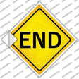 End Novelty Diamond Sticker Decal