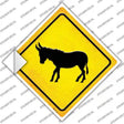 Donkey Novelty Diamond Sticker Decal