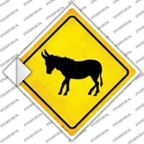 Donkey Novelty Diamond Sticker Decal