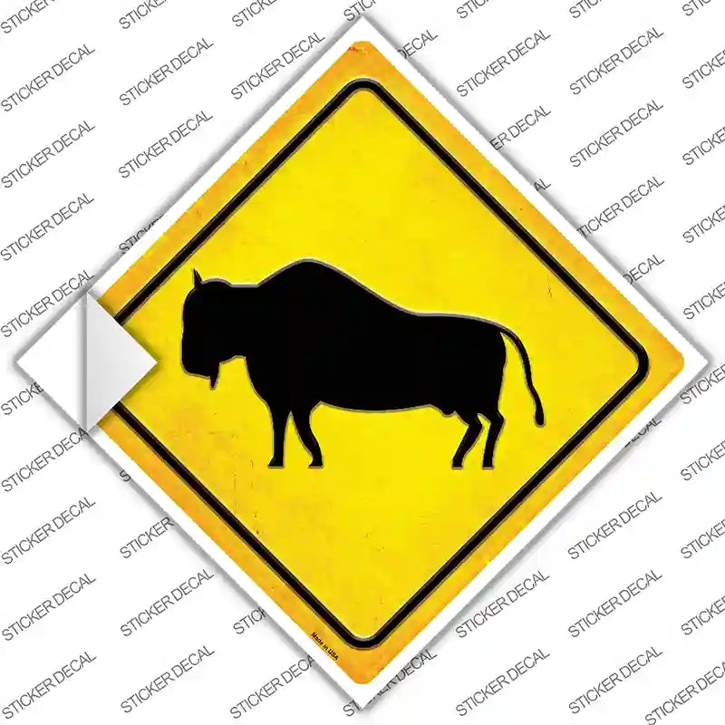 Buffalo Novelty Diamond Sticker Decal