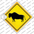 Buffalo Novelty Diamond Sticker Decal