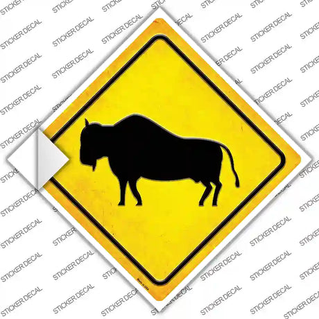 Buffalo Novelty Diamond Sticker Decal