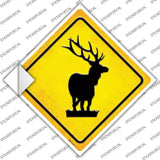 Elk Novelty Diamond Sticker Decal
