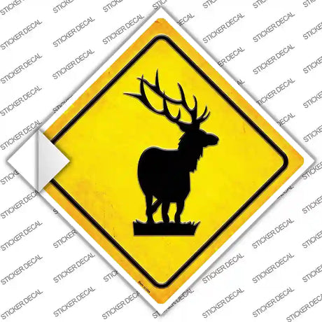 Elk Novelty Diamond Sticker Decal