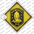 Bigfoot Response Unit Novelty Diamond Sticker Decal