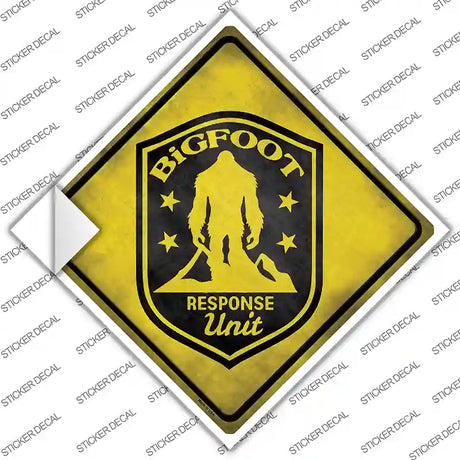 Bigfoot Response Unit Novelty Diamond Sticker Decal