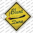 Blunt Zone Novelty Diamond Sticker Decal